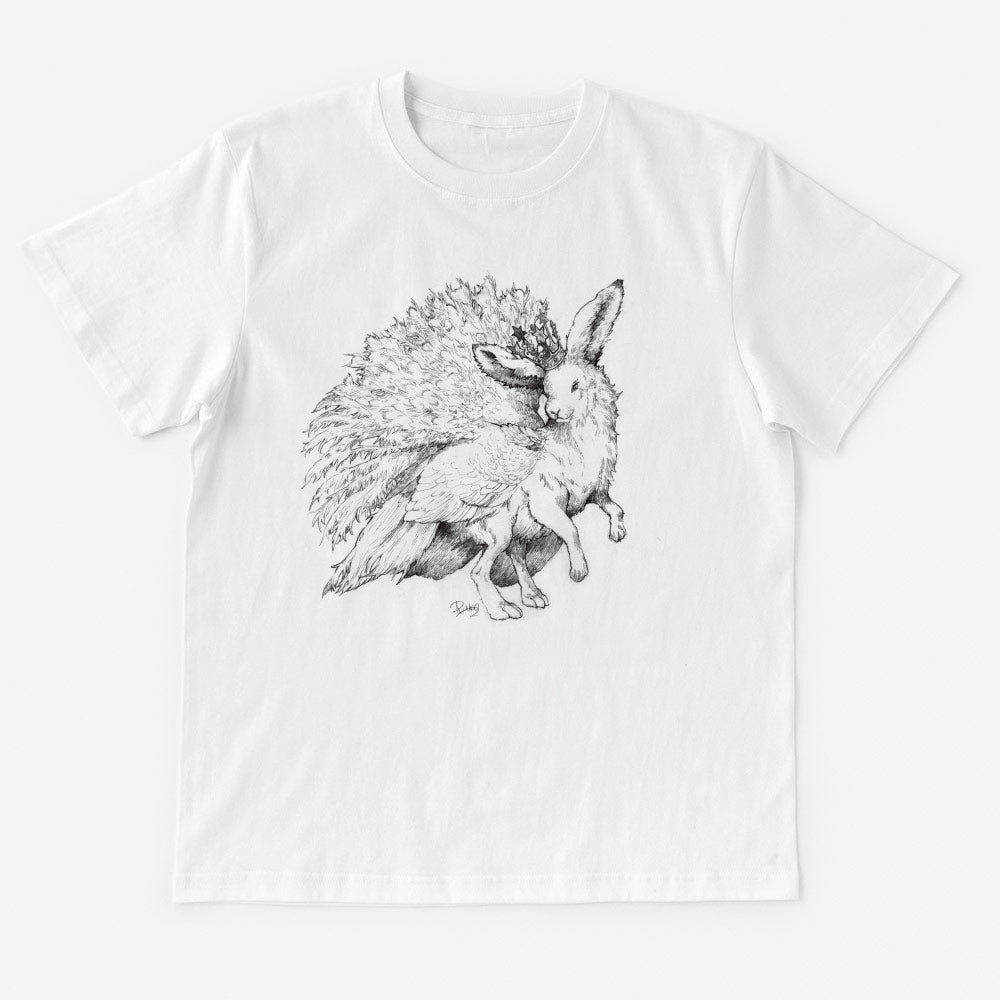 T-Shirt Imaginary Animal MIX:Lepus Arcticus MIX White Peacock