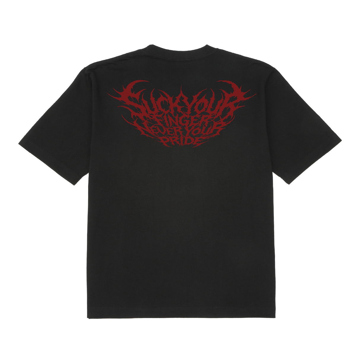 Fictional Band T-Shirt Series Suck your finger never your pride