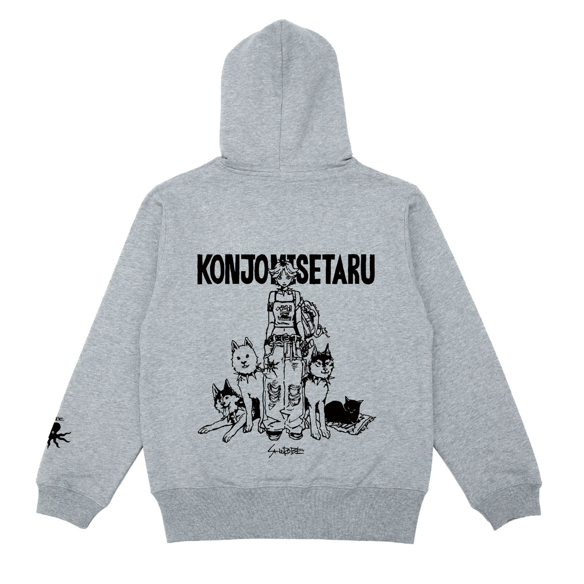KONJOMISETARU ジップパーカー