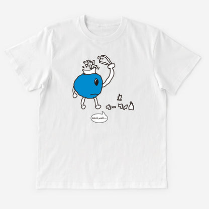 T-Shirt 地球くんのゴミ拾い