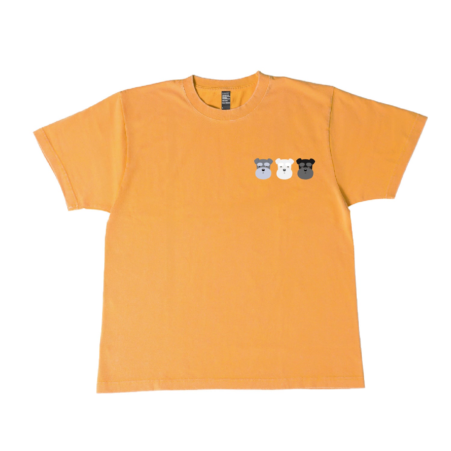 うちのこTシャツ：シュナウザー